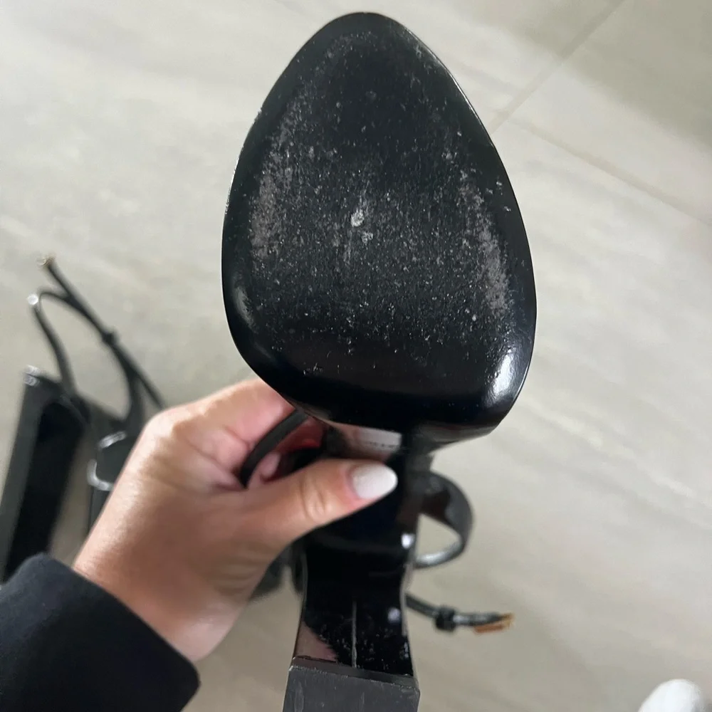 YSl Black Patent Shoes - Picture 7 of 10